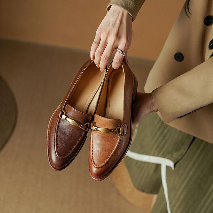 Classic Leather Loafers: