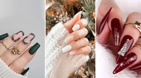 No Tacky Nails this Christmas: Holiday Nails Ideas 2024