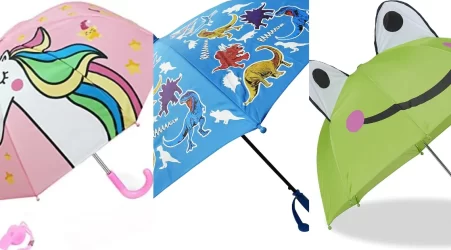 5 Fun and Colorful Kids Umbrellas for Rainy Days