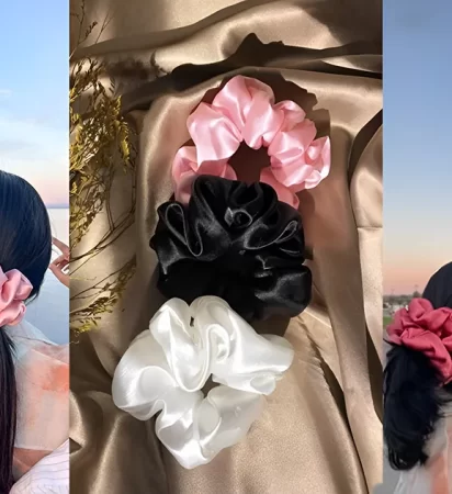 Silk Scrunchies 