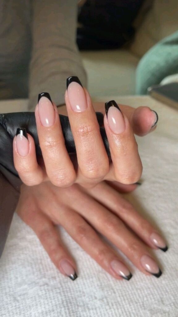Black French Tips