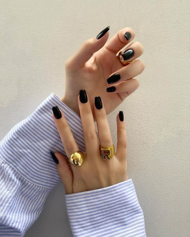 Coffin Shaped Nails