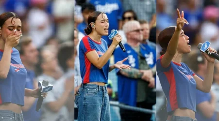 Vanessa Hernandez Sings Spanish Anthem, Stuns Dodgers