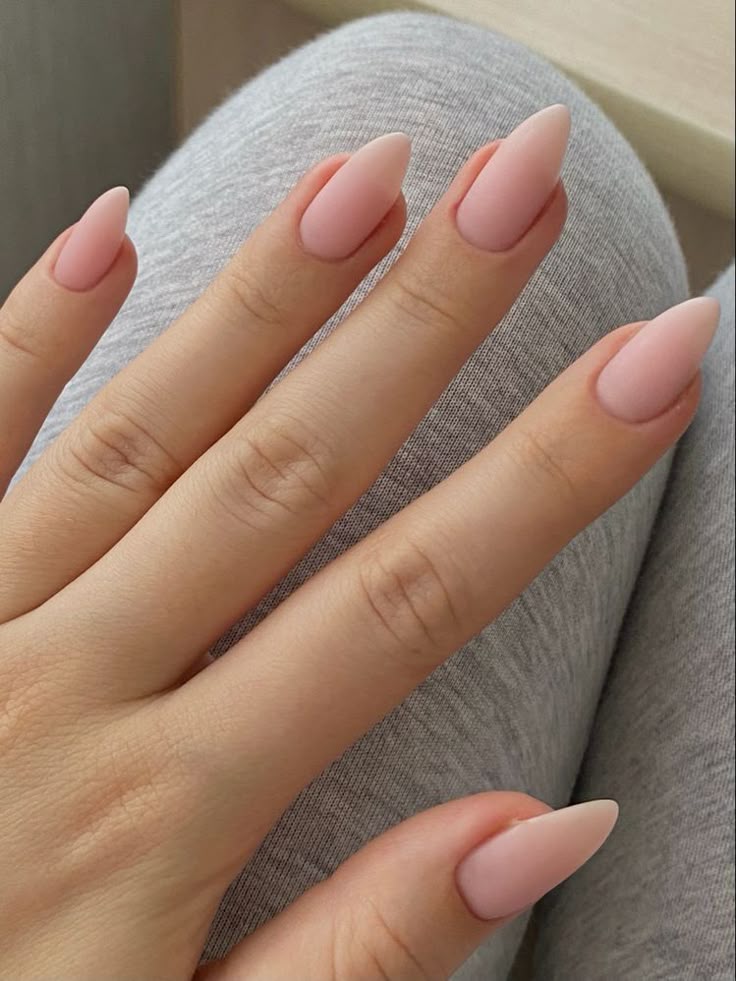 French Manicures with Matte Finish