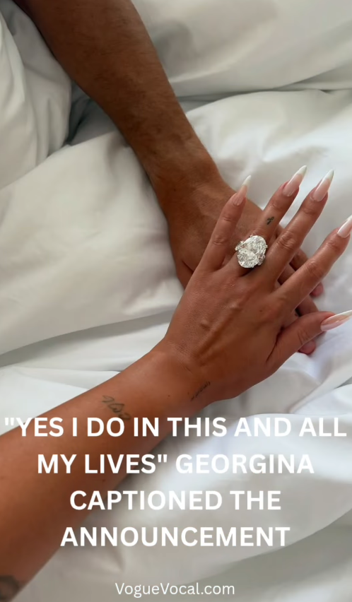 Cristiano Ronaldo & Georgina’s Ring Reveal Breaks Instagram