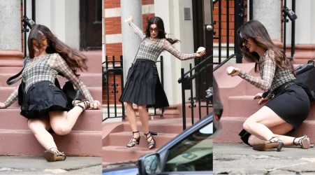 Anne Hathaway’s Terrifying Fall on The Devil Wears Prada Set