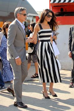 Amal Clooney Euro Summer Style