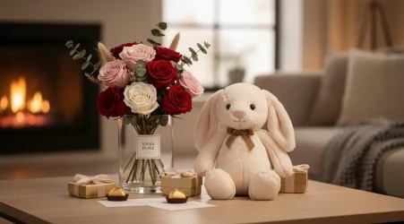 Flowers wilt and chocolates disappear, but a premium plush toy is a hug that lasts forever